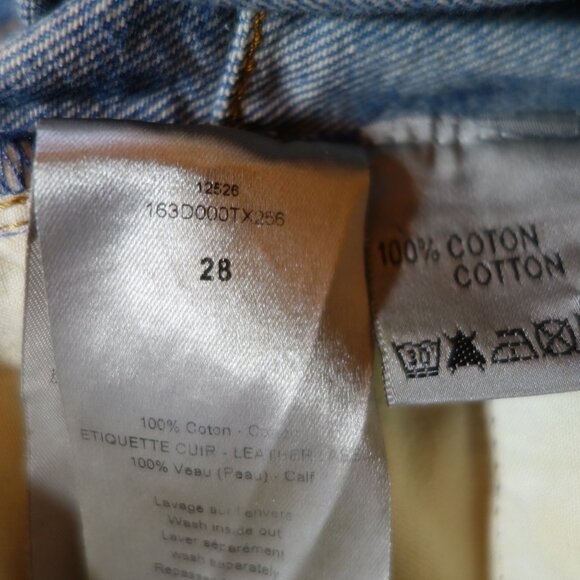 Dior Homme 2011 KVA Era Distressed Denim Jeans Made In Italy, Sz 28 in x 30.5 in - Picture 15 of 16